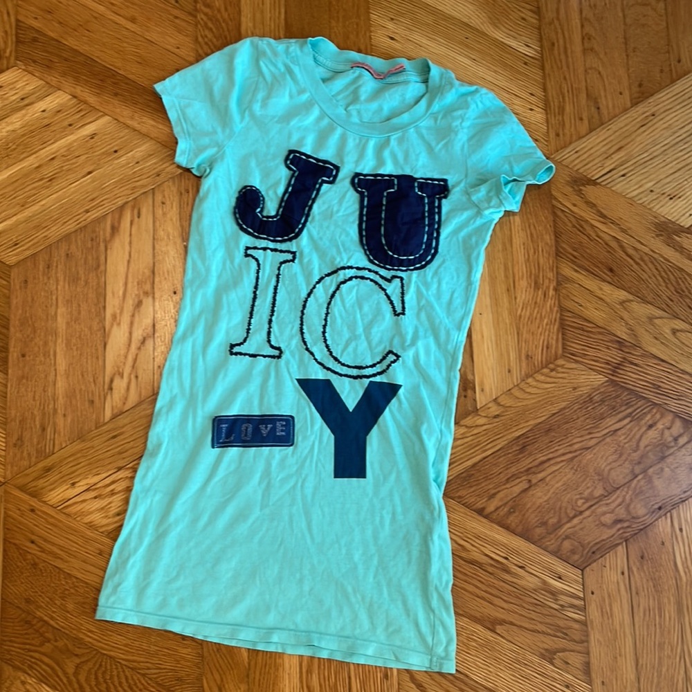 Vintage Juicy Couture patchwork tshirt